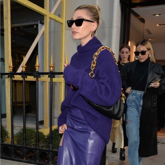 Nina Ricci Vintage Mohair Midi Sweater Dress in Purple - Picture 15 of 16